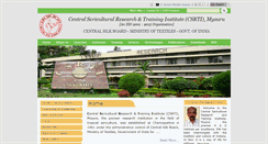Desktop Screenshot of csrtimys.res.in